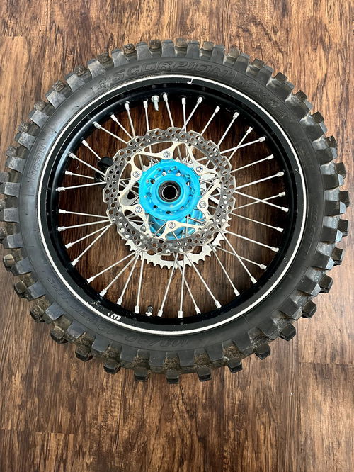 Complete Rims Plus Rear Wheel Assembly - YZ250F YZ450F 
