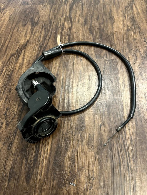 01-08 RM125 OEM Throttle Grip Housing and Cable