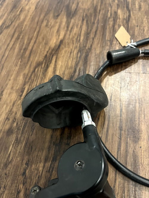 01-08 RM125 OEM Throttle Grip Housing and Cable