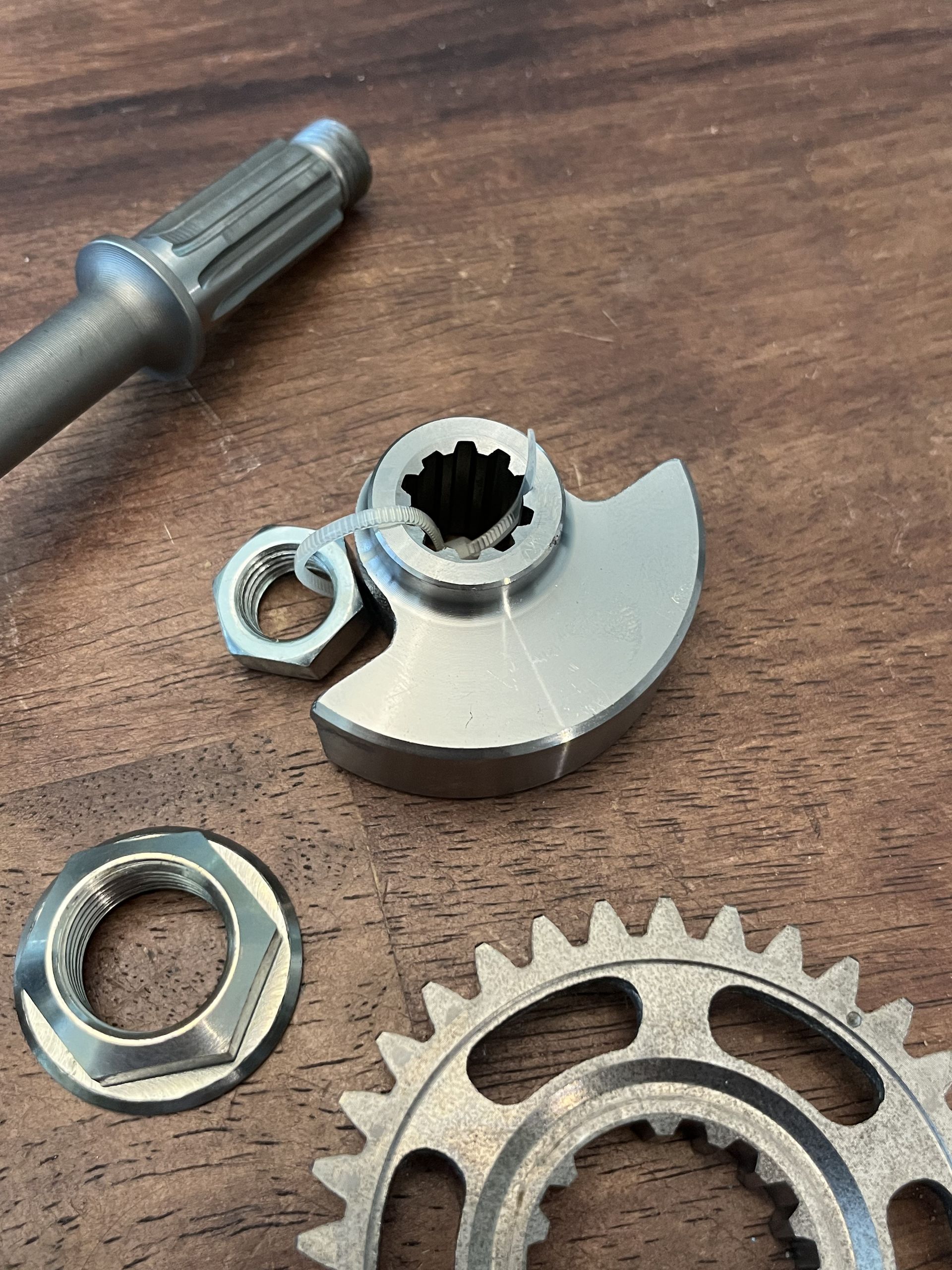 2025 KX450 OEM Counter Shaft Balancer Spindle Weight Primary Gear - 13216-0898