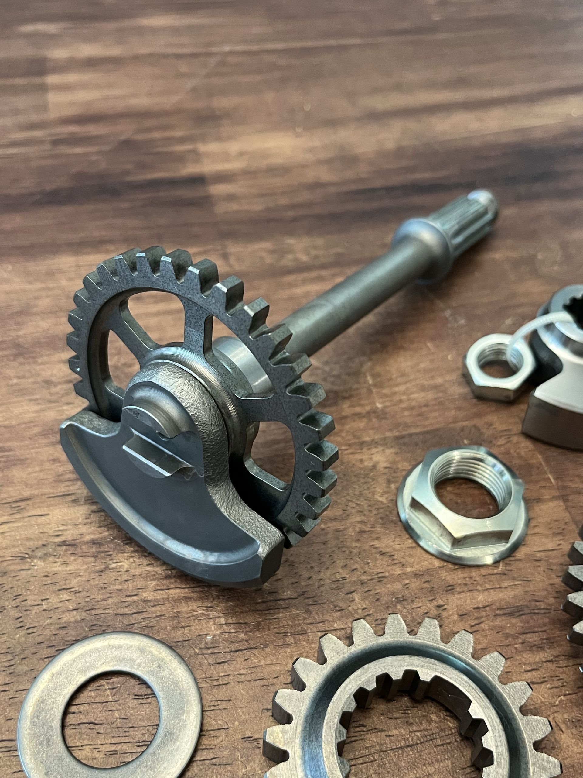 2025 KX450 OEM Counter Shaft Balancer Spindle Weight Primary Gear - 13216-0898