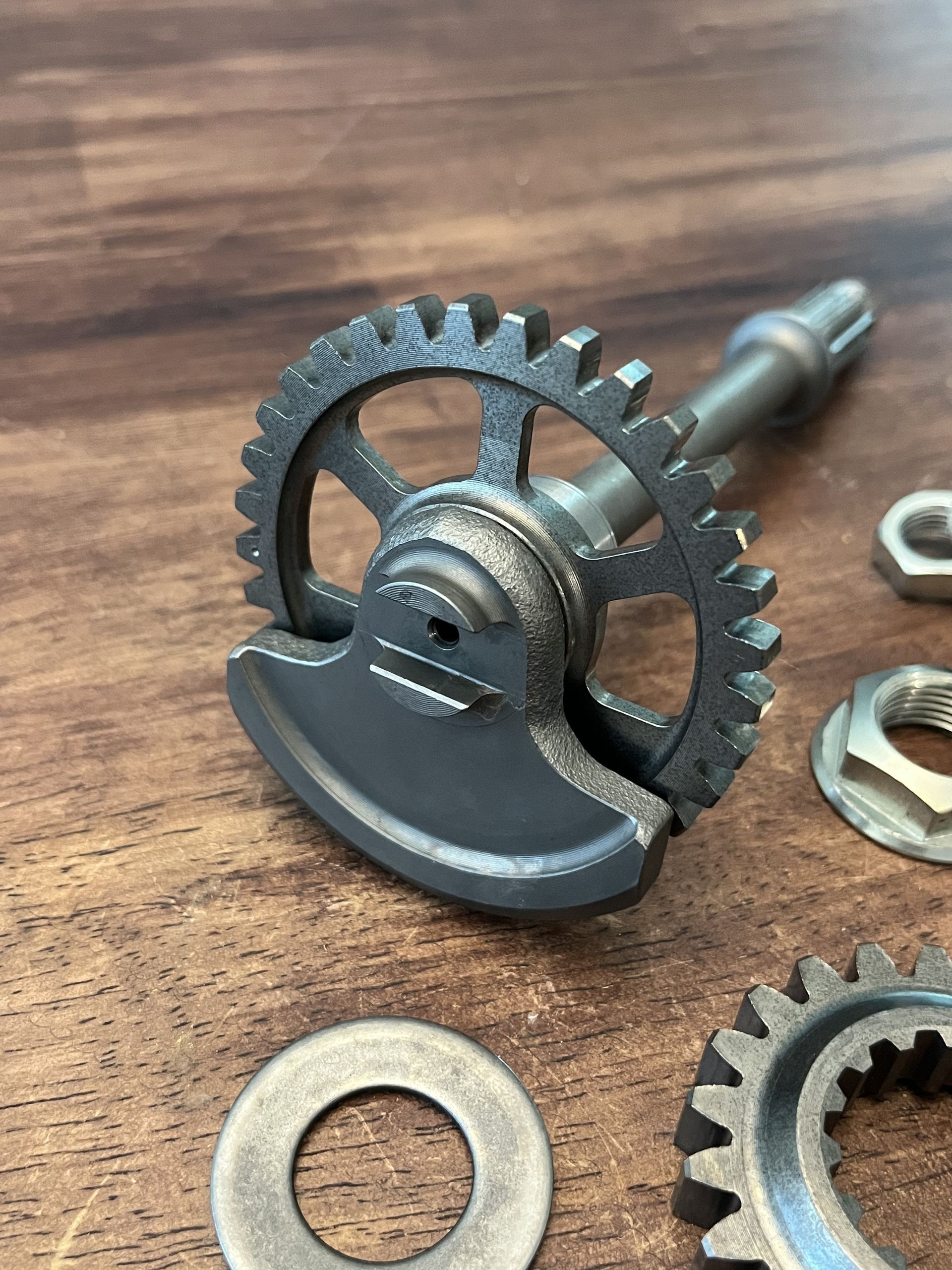 2025 KX450 OEM Counter Shaft Balancer Spindle Weight Primary Gear - 13216-0898