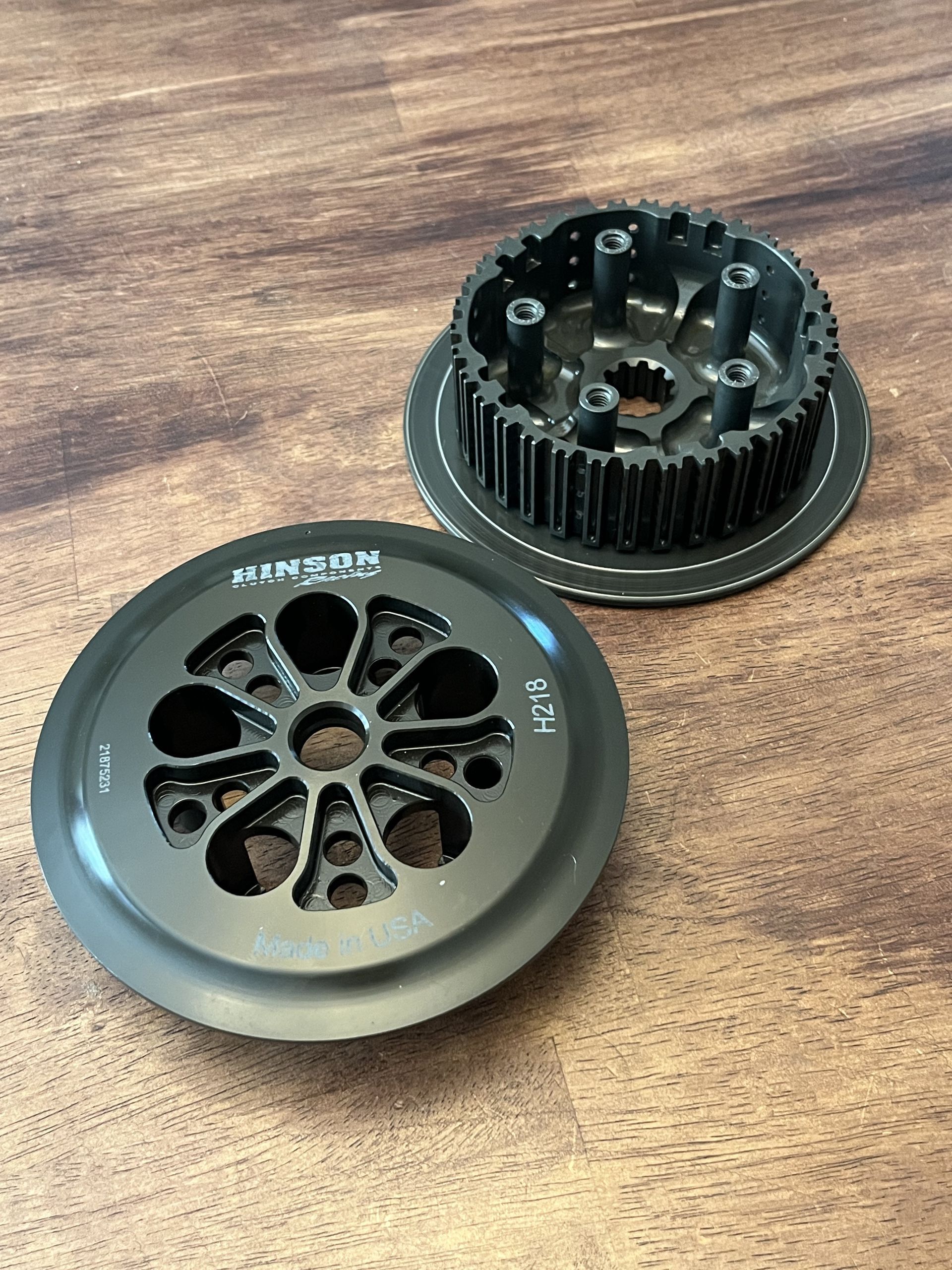 18-20 KX250 Hinson Inner Clutch Hub / Pressure Plate - H218 H257 - Kawasaki F/X