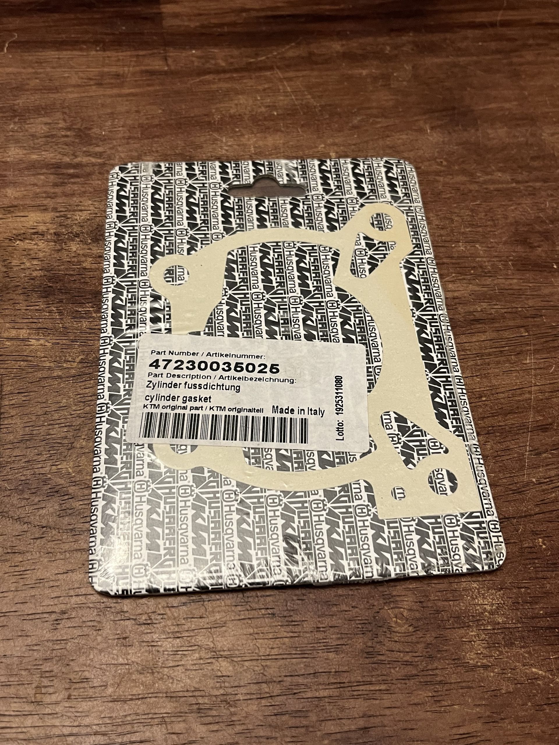 NEW OEM Cylinder Base Gasket - 2018-2024 KTM GASGAS HUSQ 85 SX MC TC 47230035025