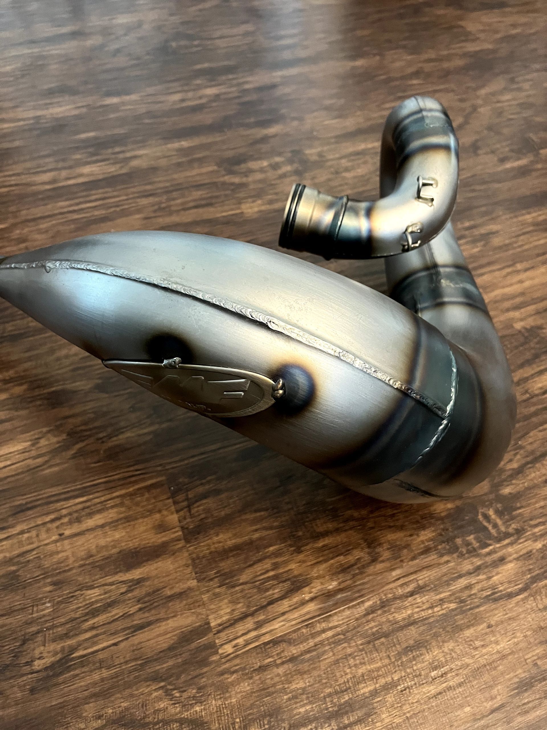 01-08 RM250 FMF Factory Fatty Pipe W/ Turbinecore 2 Exhaust Silencer- 023062