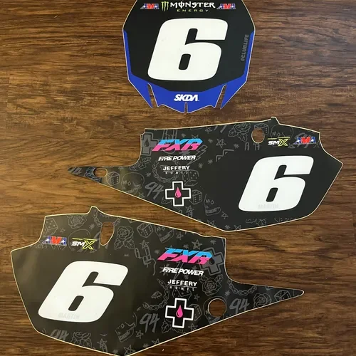 Club MX Collectible Number Plate set- Jeremy Martin
