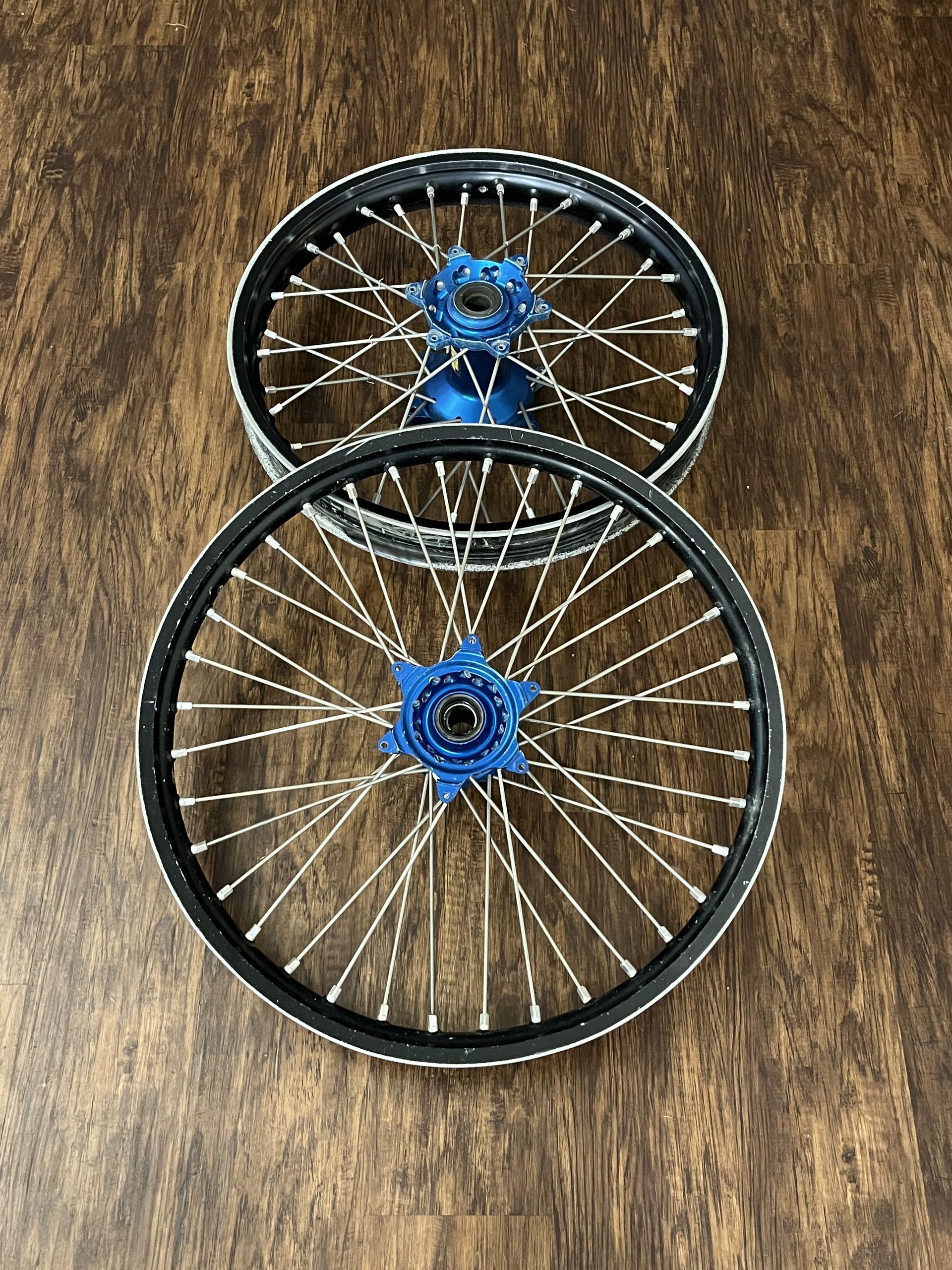 YZ250F YZ450F Dubya HAAN Wheels Front Rear Wheel Set Excel Wheelset - Blue YZ