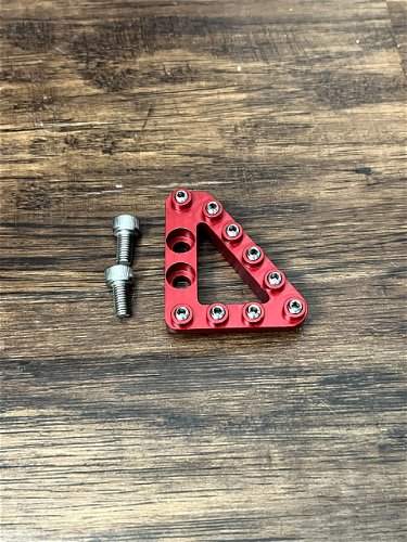Hammerhead Designs Replacement Brake Pedal Tip - RED