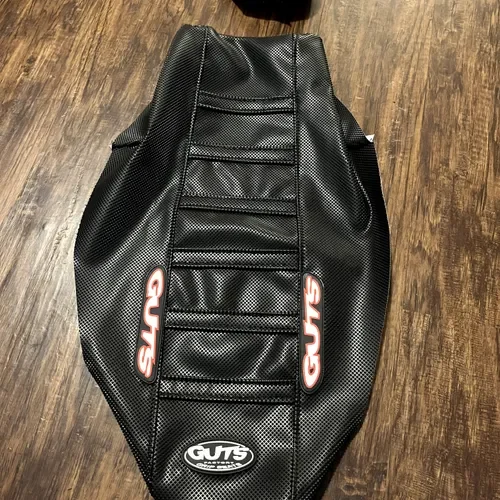 YZ250F YZ450F GUTS Racing BLACK Seat Cover w/ Gas Tank Cover