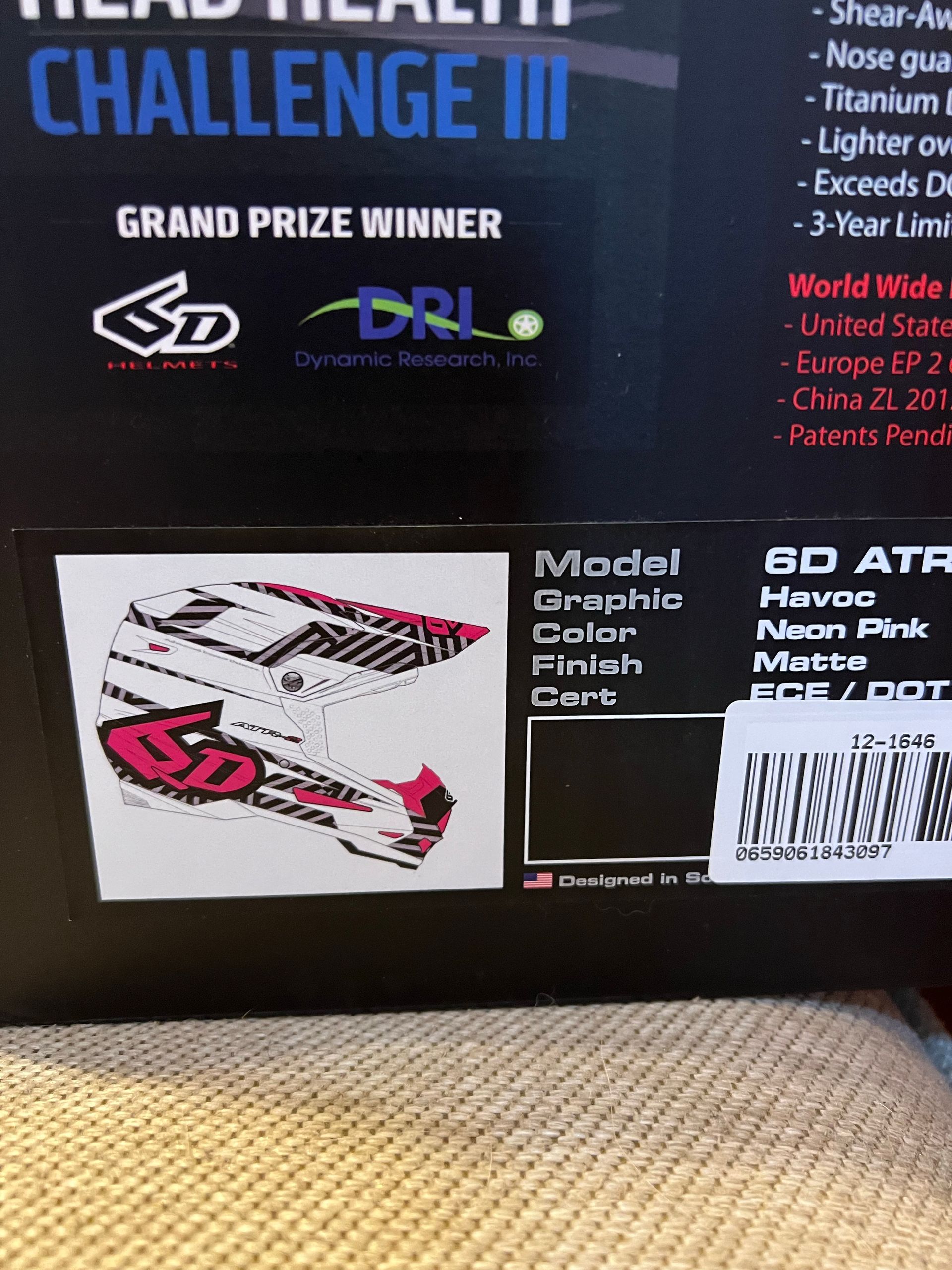 6d Atr-2 Havoc Neon Pink/white