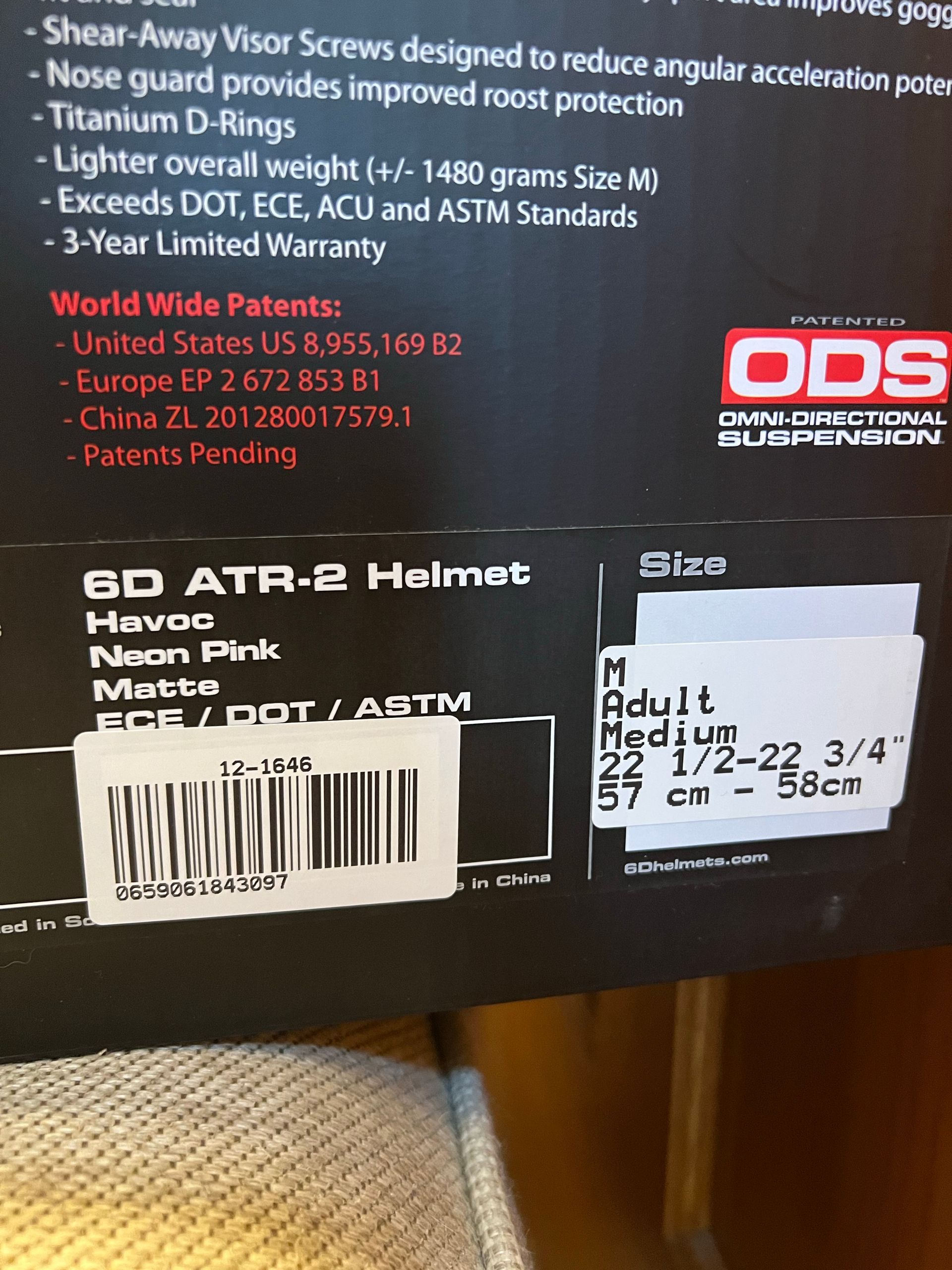 6d Atr-2 Havoc Neon Pink/white