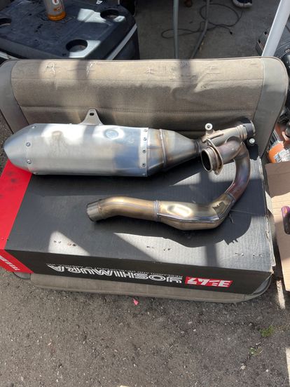 2007 crf450r exhaust clearance
