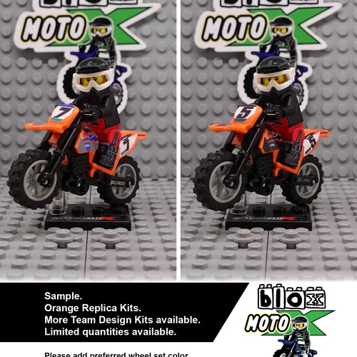 BLOX MotoX Replica Kit- ORANGE Dirt Bike