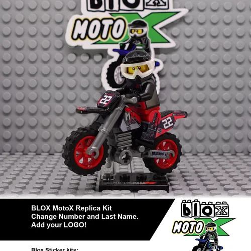 BLOX MotoX Replica Kit- ORANGE Dirt Bike