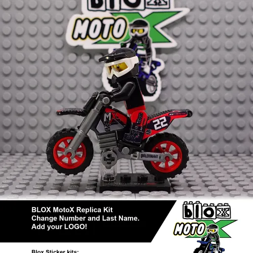 BLOX MotoX Replica Kit- ORANGE Dirt Bike