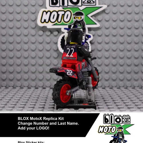 BLOX MotoX Replica Kit- ORANGE Dirt Bike