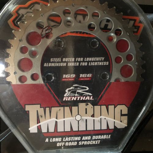 New 47 Tooth Honda CR / CRF Rear Sprocket Renthal Twin Ring 