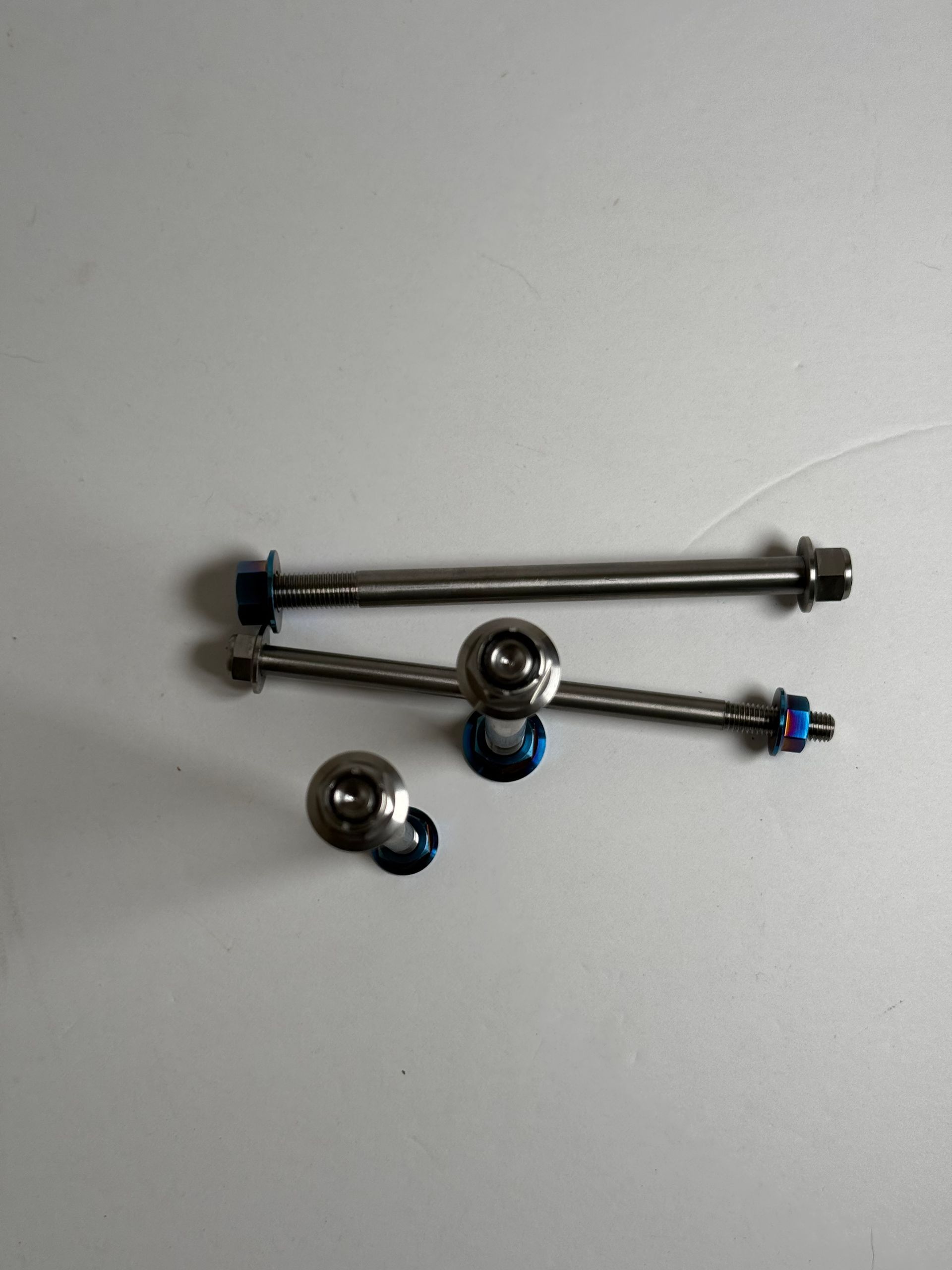 2026 Yamaha YZ250F And 450 Front And Lower Titanium Motor Mount Bolts With Nuts.
