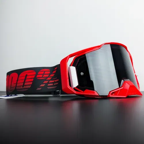 New (1 of 1) 100% ARMEGA® Goggles ('100 Percent' Red Mirror Lens ) SAME DAY SHIP