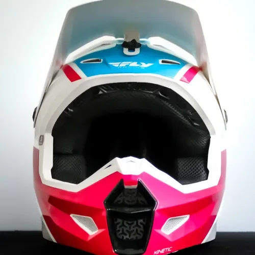 LIKE NEW*Sz.S Women's Fly Kinetic Helmet White/Blue/Pink Goggles Included!
