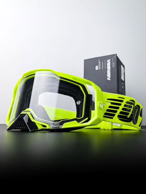 (new)100% Armega Goggle Hi-Viz w/ Injected Lens SAME DAY SHIPPING!