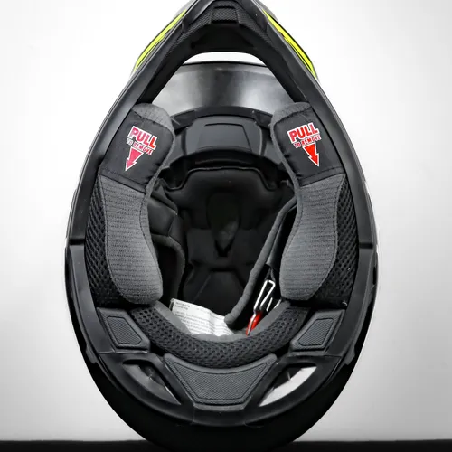 Sz.M Carbon Bell Moto 9 Black/Yellow Helmet