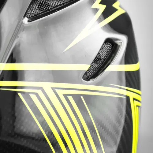 Sz.M Carbon Bell Moto 9 Black/Yellow Helmet