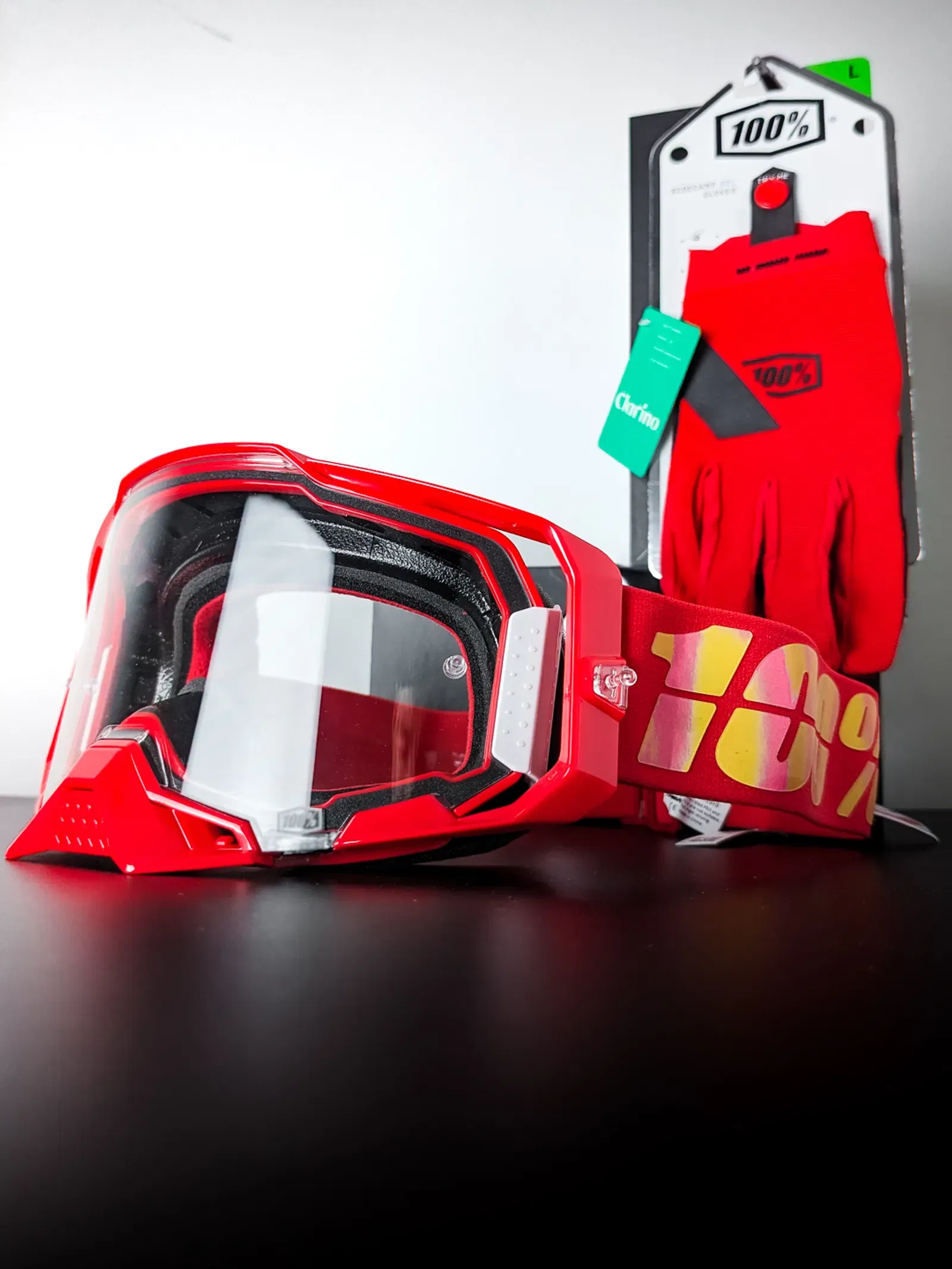 Bundle)100% ARMEGA Red (Color Changing Logo)+100% Gloves