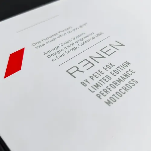 RENEN x 100% ARMEGA® Goggles Limited Edition(Renen Starbleed) SHIPS TODAY!