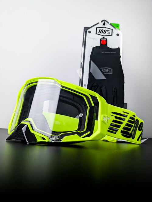 (Bundle) Armega Goggles + Gloves 100% Hi-Viz SAME DAY SHIPPING