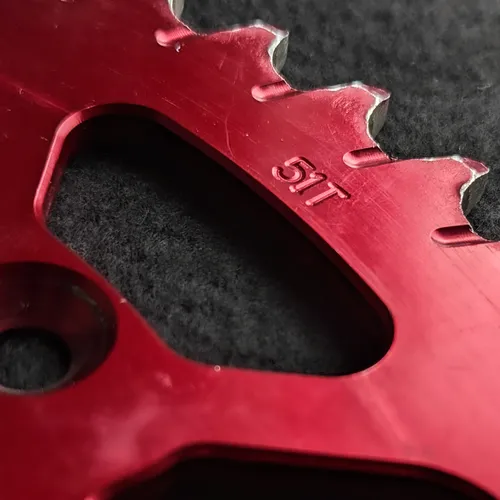 51 Tooth•Honda Red•Pro Taper•Rear Sprocket•Ships Today! 