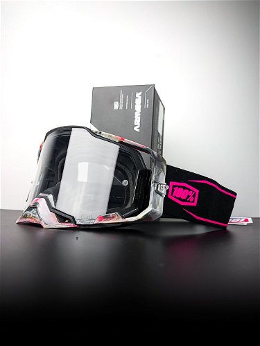 (New)Armega Goggles 100% Sarcelle w/Injected Lens SAME DAY SHIPPING!