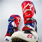 Sz.9 Tech 10•White/Red/Blue USA w/ Inner Booties•SAME DAY SHIP!