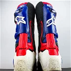 Sz.9 Tech 10•White/Red/Blue USA w/ Inner Booties•SAME DAY SHIP!