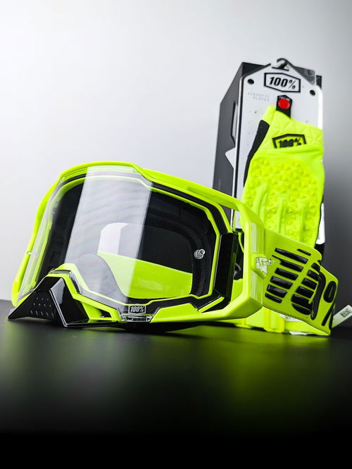 (2 Goggles+Gloves) 100% Armega w/HiPER Lens SAME DAY SHIPPING!