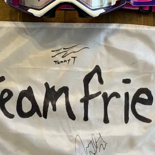 Jason Anderson Budds Creek '22 Goggles & Team Fried Flag