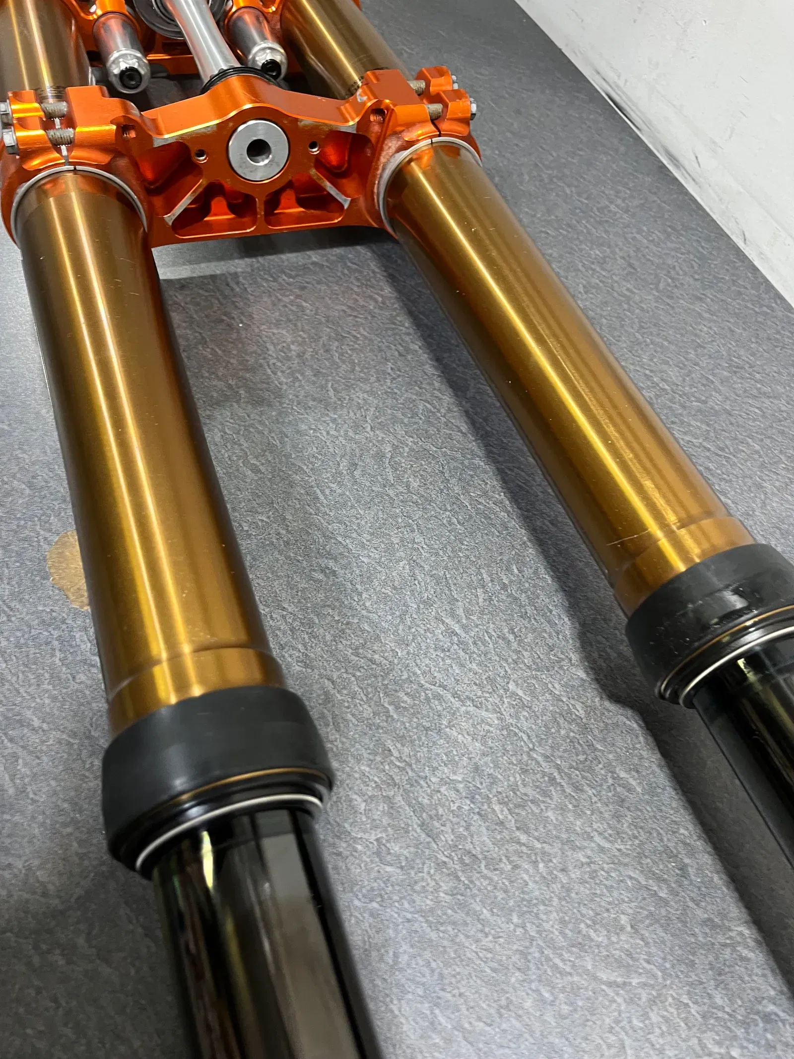 KTM KYB A KIT FORKS with NEKEN Clamps Technical Touch