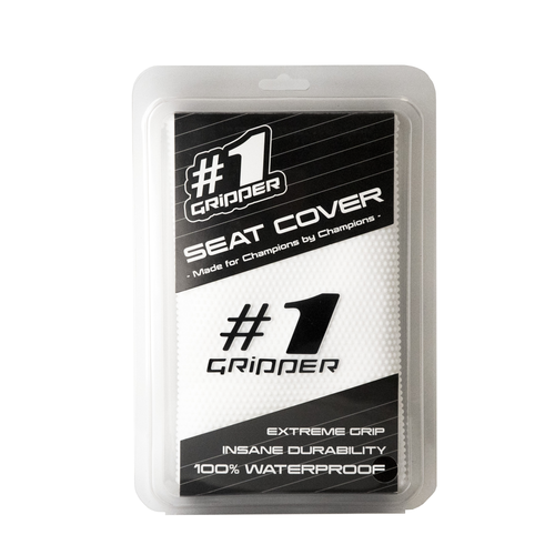 One Gripper Seat Cover - Universal - White 