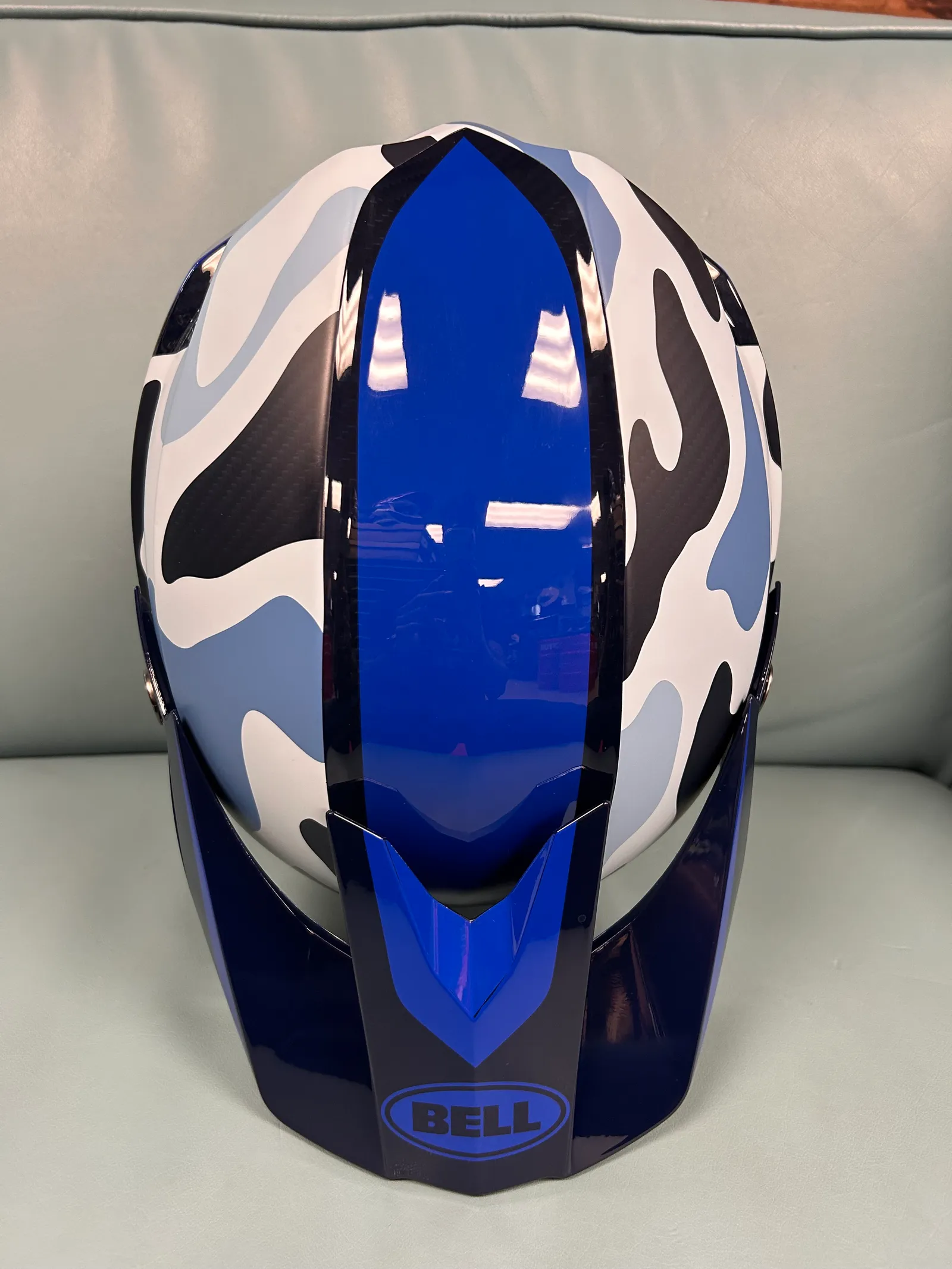 Bell Moto 10 Spherical Ferrandis Mechant Matte/ Gloss Dark Blue