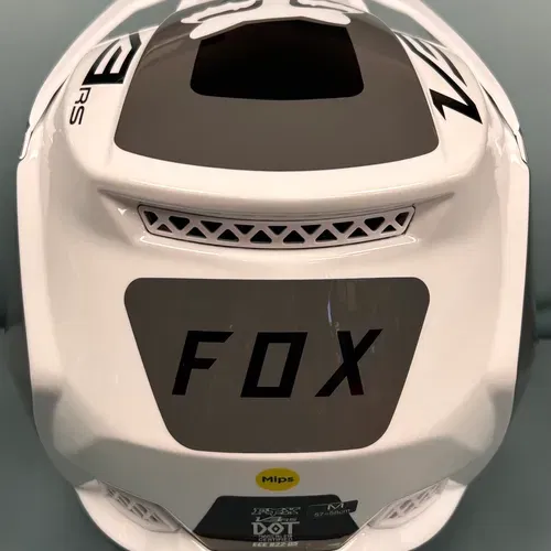 Fox V3 RS Efekt Helmet Black White  
