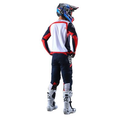 Troy Lee Design Gear Combo SE PRO FRACTURA NAVY / RED 