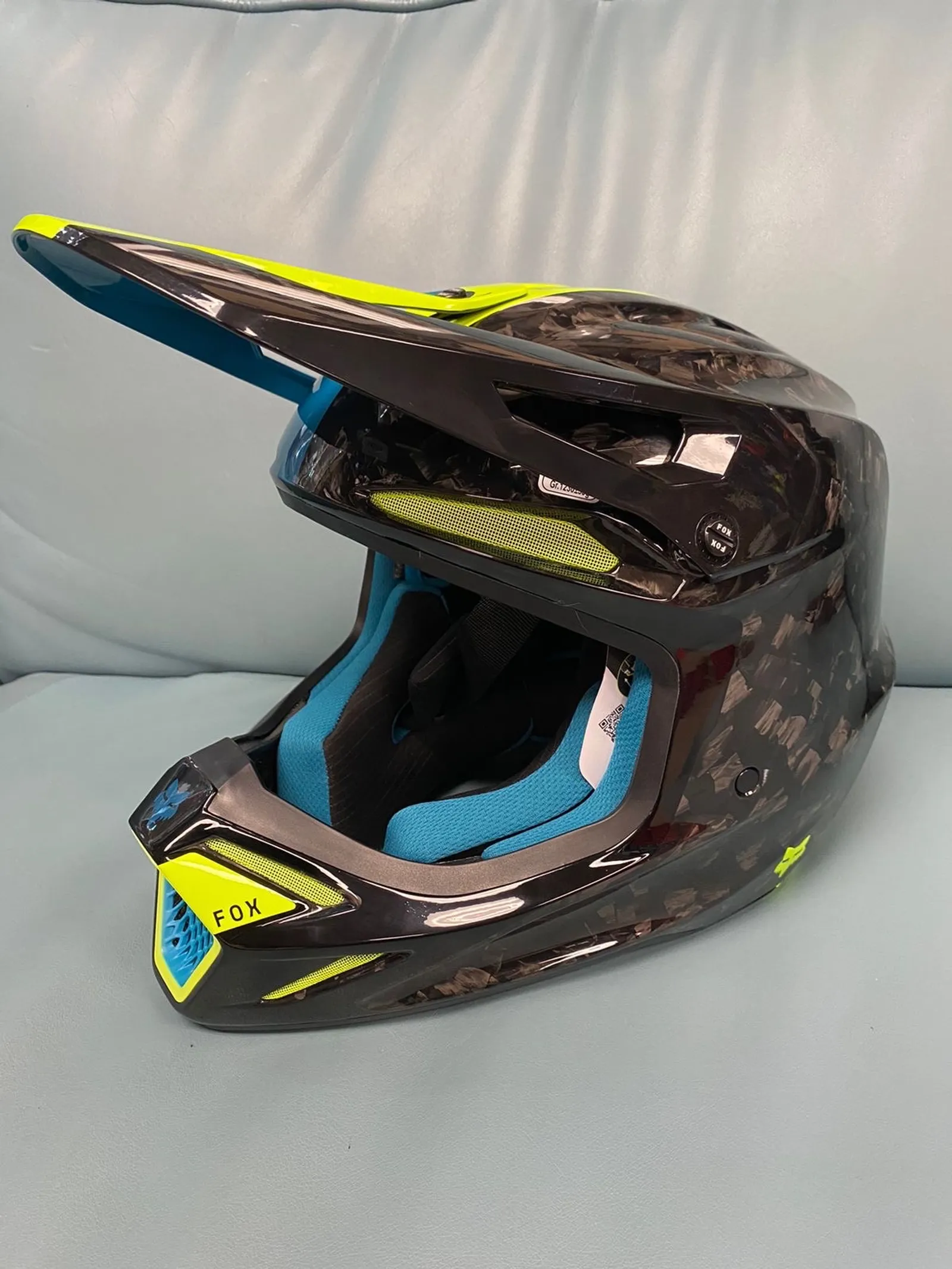 Fox V3 RS Optical Helmet Maui Blue