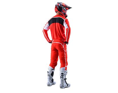 Troy Lee Design Gear Combo SE ULTRA LINES RED / WHITE 34 L
