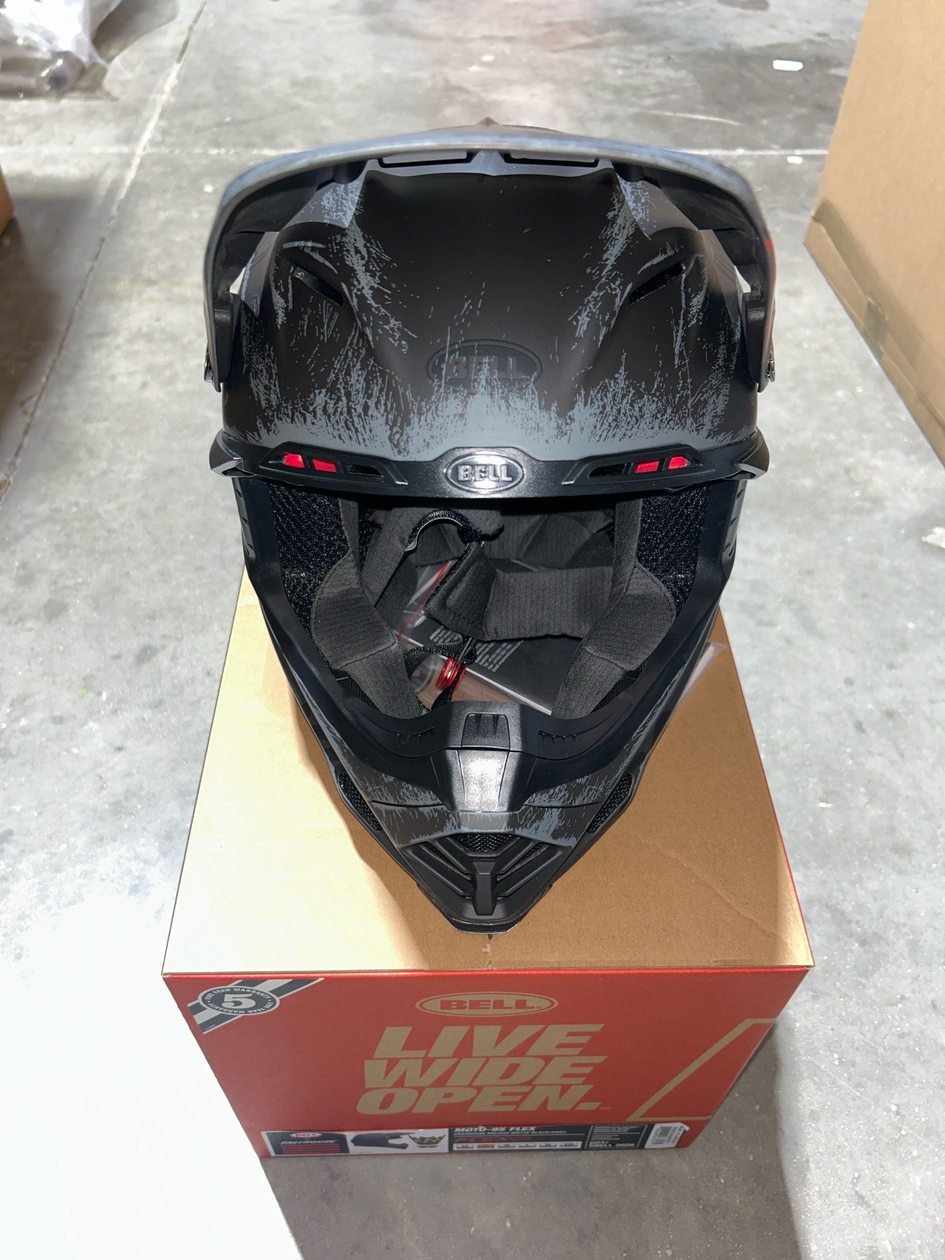 MOTO-9S FLEX FASTHOUSE MOJAVE MATTE BLACK/GRAY SIZE S