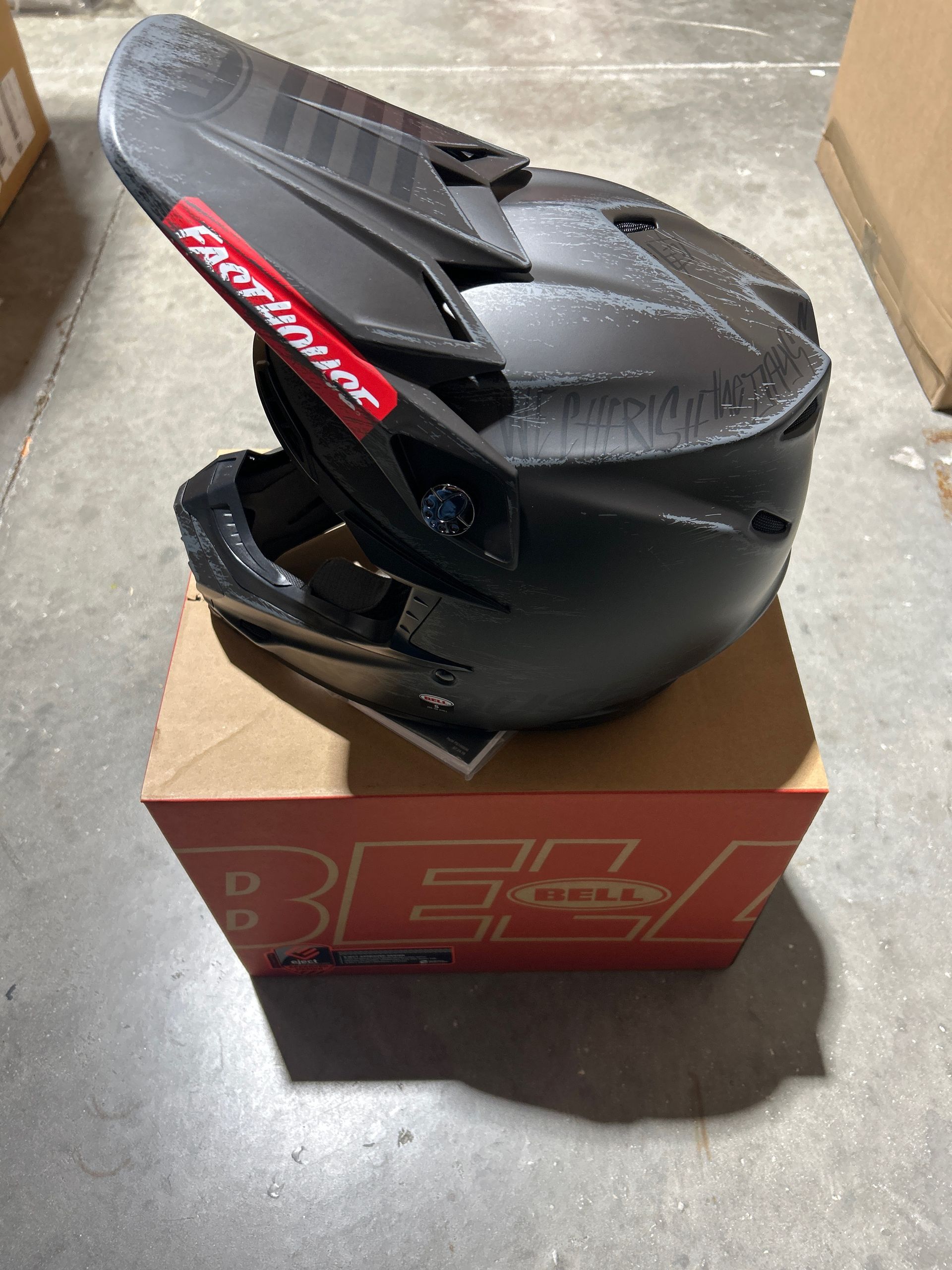 MOTO-9S FLEX FASTHOUSE MOJAVE MATTE BLACK/GRAY SIZE S