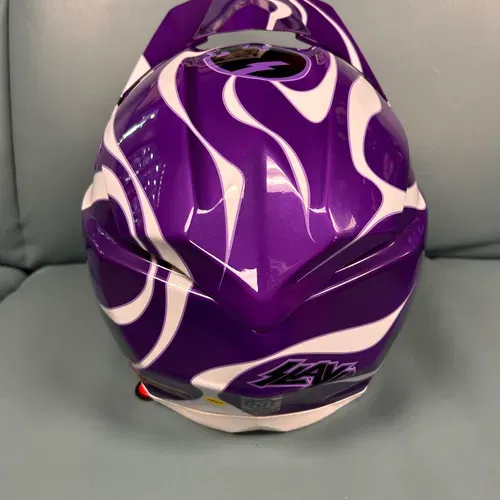 Casco Cross Moto-9s Flex Slayco Gloss Black Purple Bell