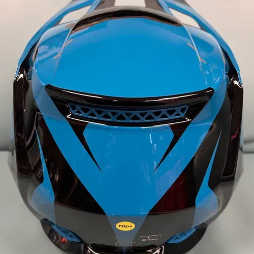 セキュリティ・セーフティ FOX V3 ANTI SCENE HELMET ELECTRIC BLUE M V3 Volatile Helmet