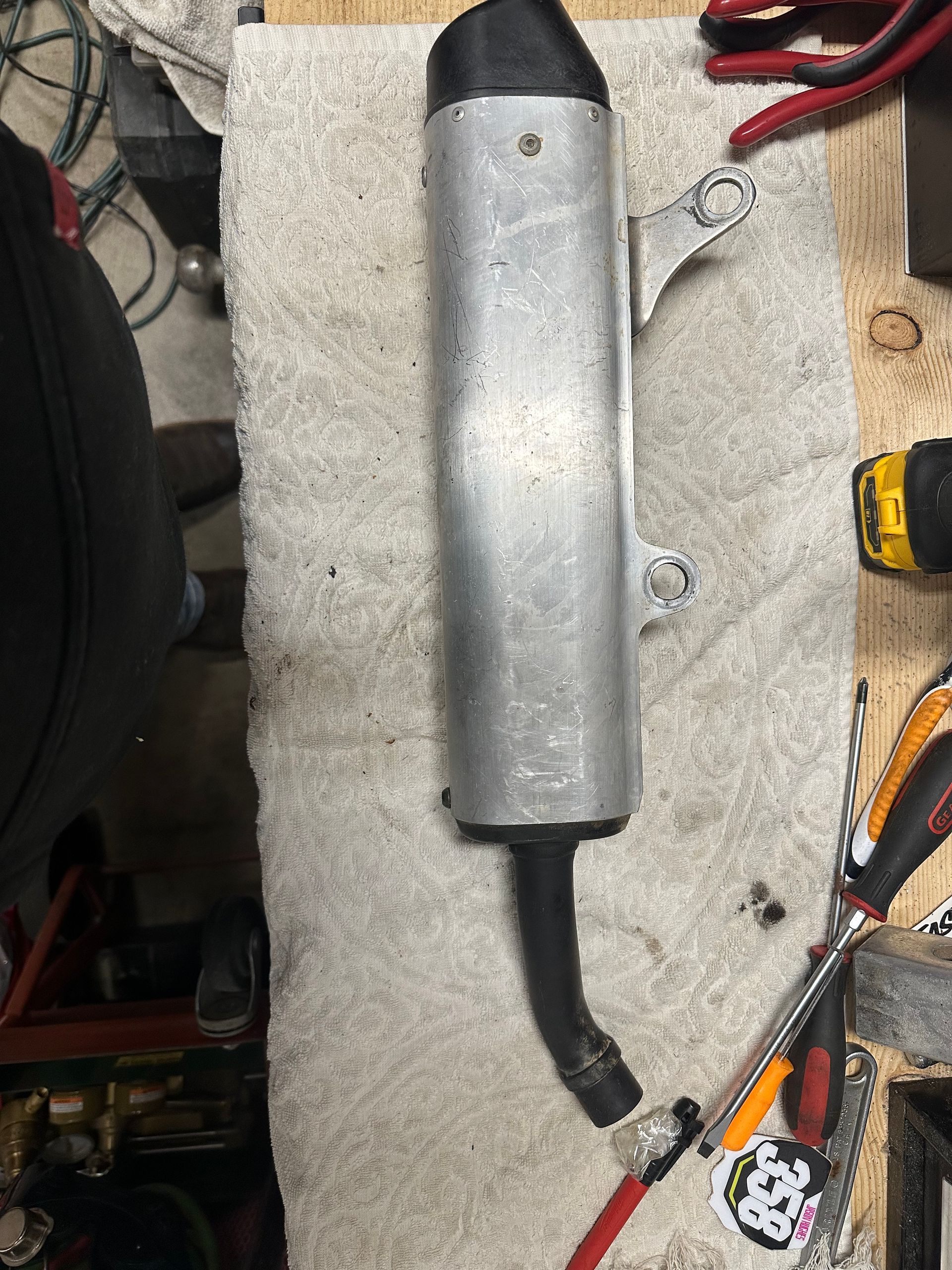 Yamaha OEM YZ250 Silencer.