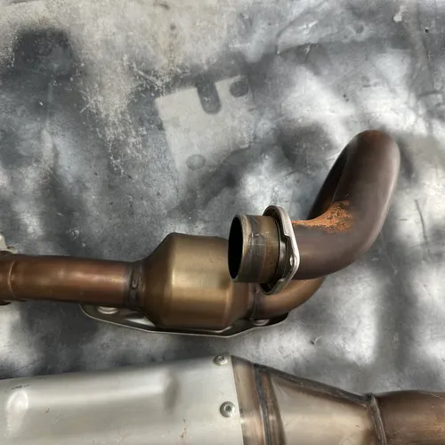 2020 KX450 stock header and pipe