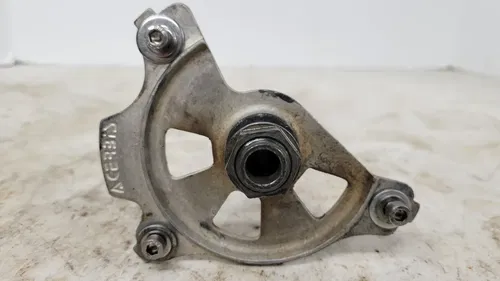 2018 Kawasaki KX250F Front Axle w Acerbis Disc Protector OEM 41068-0590